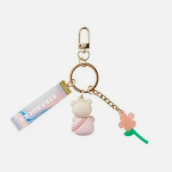 Starbucks korea 22 Cherry Blossom Flower Keychain - Picture 3 of 5
